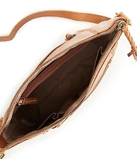 The Sak Ashland Floral Embossed Leather Crossbody Bag