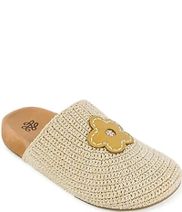The Sak Bolinas Buttercup Flower Crochet Clogs
