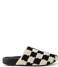 The Sak Bolinas Checkered Print Crochet Clogs
