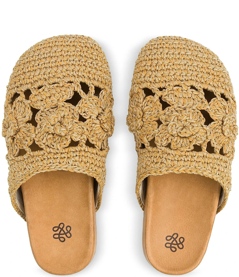 The Sak Bolinas Crochet Floral Clogs
