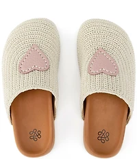 The Sak Bolinas Heart Crochet Clogs