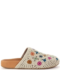 The Sak Bolinas Multi Flower Crochet Clogs