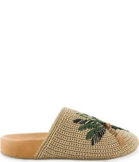 The Sak Bolinas Palm Tree Crochet Clogs