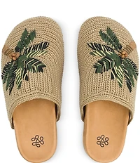 The Sak Bolinas Palm Tree Crochet Clogs