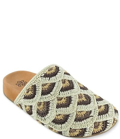 The Sak Bolinas Patterned Crochet Clogs