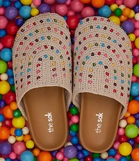 The Sak Bolinas Beaded Crochet Mules