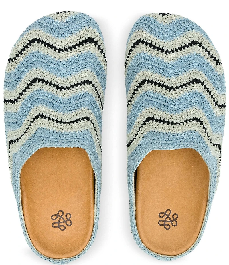 The Sak Bolinas Ripple Striped Crochet Clogs