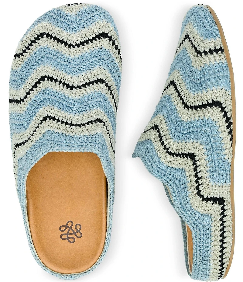 The Sak Bolinas Ripple Striped Crochet Clogs