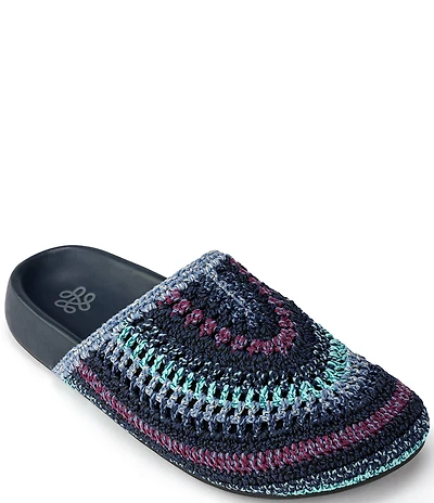The Sak Bolinas Stripe Print Crochet Clogs