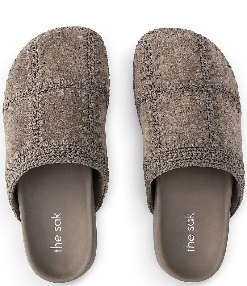 The Sak Bolinas Suede Patchwork Clogs