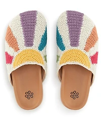 The Sak Bolinas Sunbeam Print Crochet Clogs
