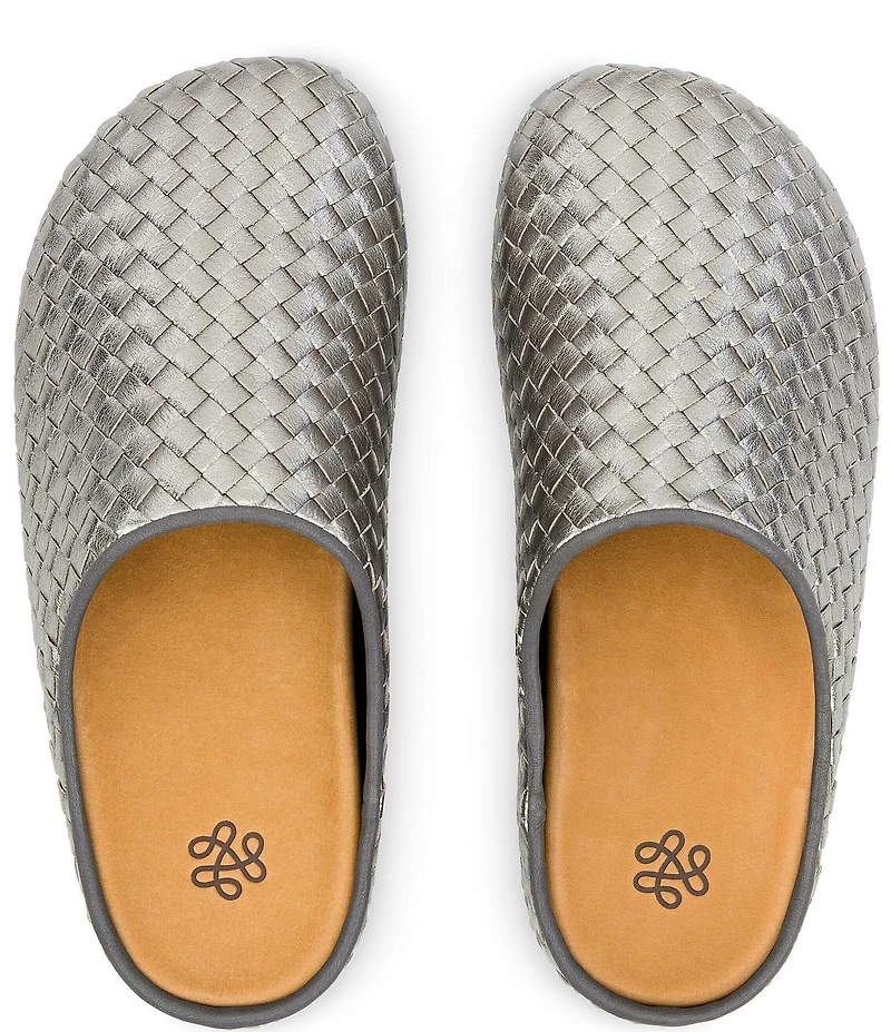 The Sak Bolinas Woven Leather Clogs