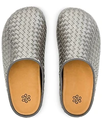 The Sak Bolinas Woven Leather Clogs