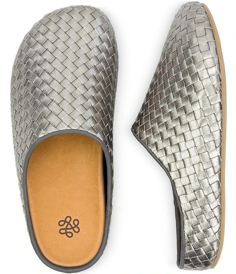 The Sak Bolinas Woven Leather Clogs