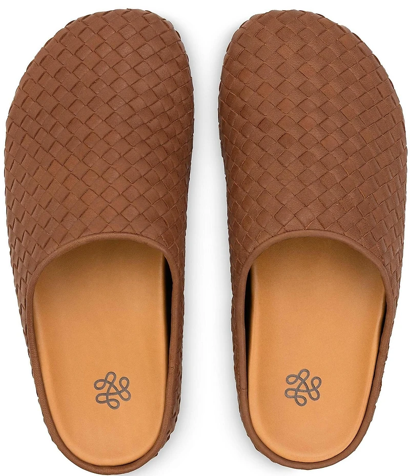 The Sak Bolinas Woven Leather Clogs