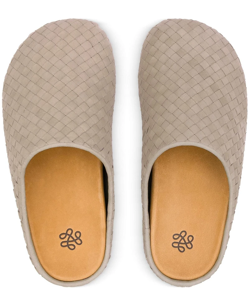 The Sak Bolinas Woven Leather Clogs