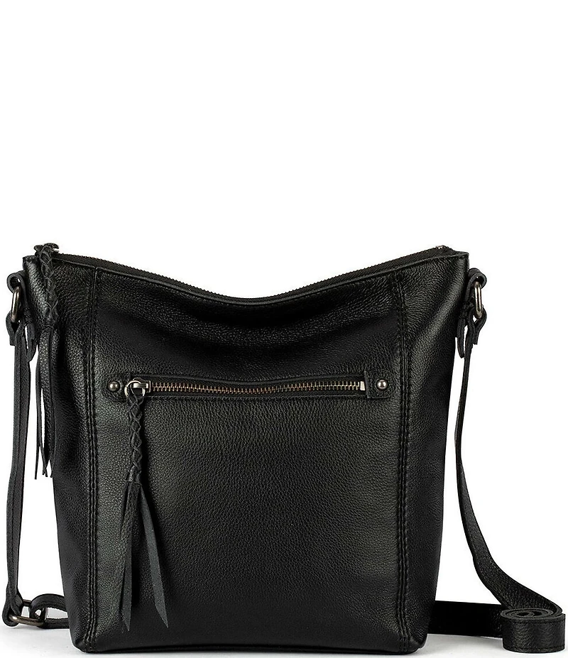 The Sak Collective Ashland Leather Zip Top Crossbody Bag