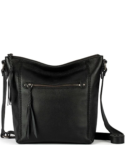 The Sak Collective Ashland Leather Zip Top Crossbody Bag