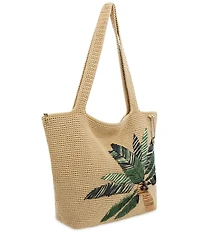 The Sak Crafted Classic Crochet Palm Tree Large Tote Bag