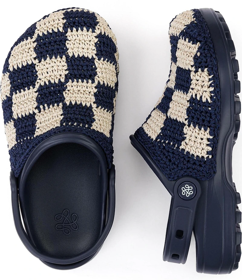 The Sak Crochet Check Pattern EVA Clogs
