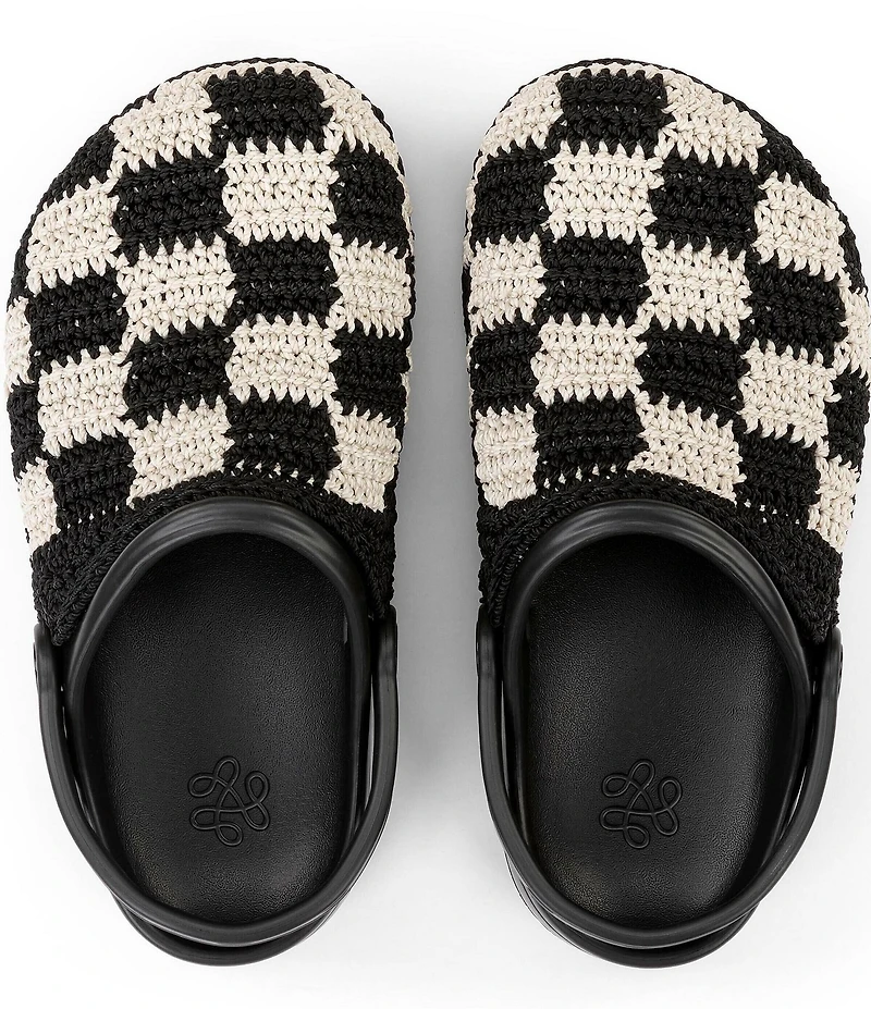 The Sak Crochet Check Pattern EVA Clogs
