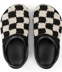 The Sak Crochet Check Pattern EVA Clogs