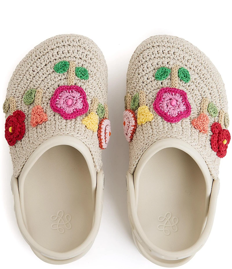 The Sak Crochet Flower Applique EVA Clogs