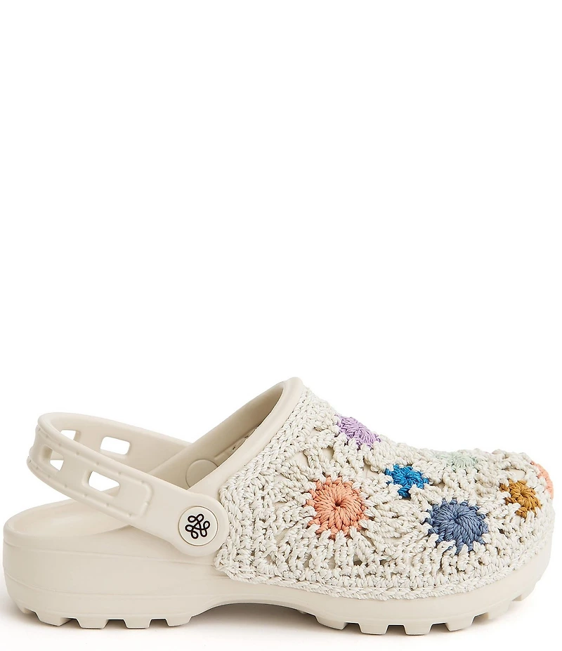 The Sak Crochet Flower EVA Clogs