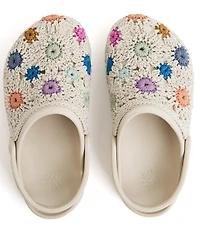 The Sak Crochet Flower EVA Clogs