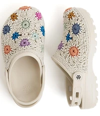 The Sak Crochet Flower EVA Clogs