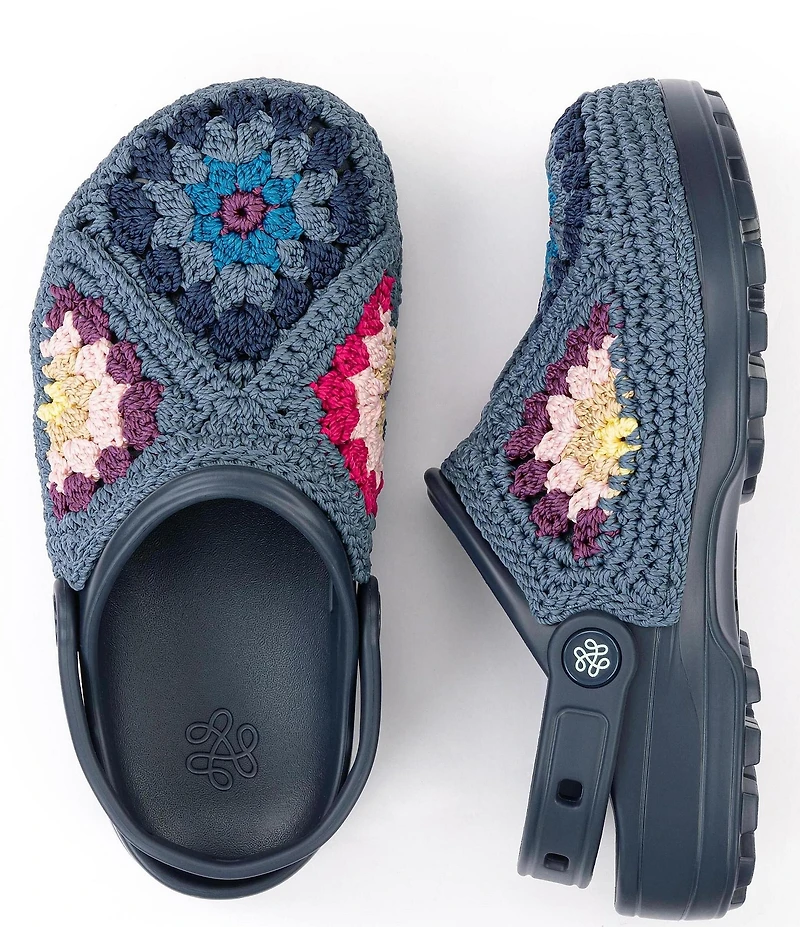 The Sak Patchwork Crochet EVA Clogs