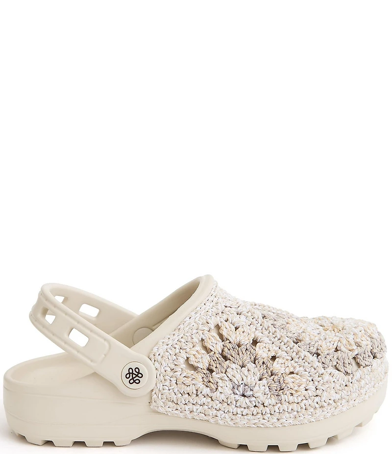 The Sak Patchwork Crochet EVA Clogs