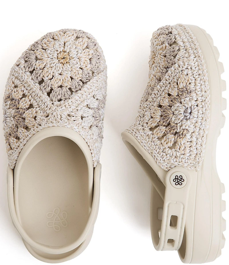 The Sak Patchwork Crochet EVA Clogs