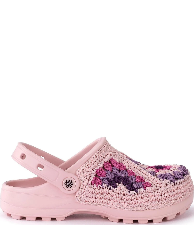 The Sak Patchwork Crochet EVA Clogs