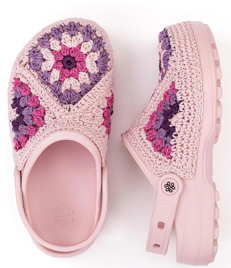 The Sak Patchwork Crochet EVA Clogs