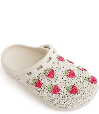 The Sak Crochet Strawberry Pattern EVA Clogs