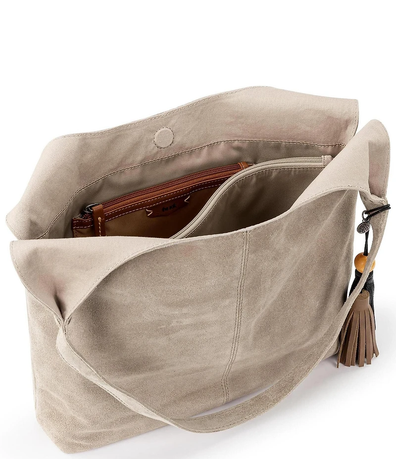 The Sak Huntley Suede Slouchy Hobo Shoulder Bag