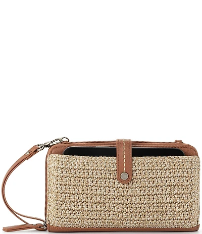 The Sak Iris Crochet Smartphone Wristlet Wallet