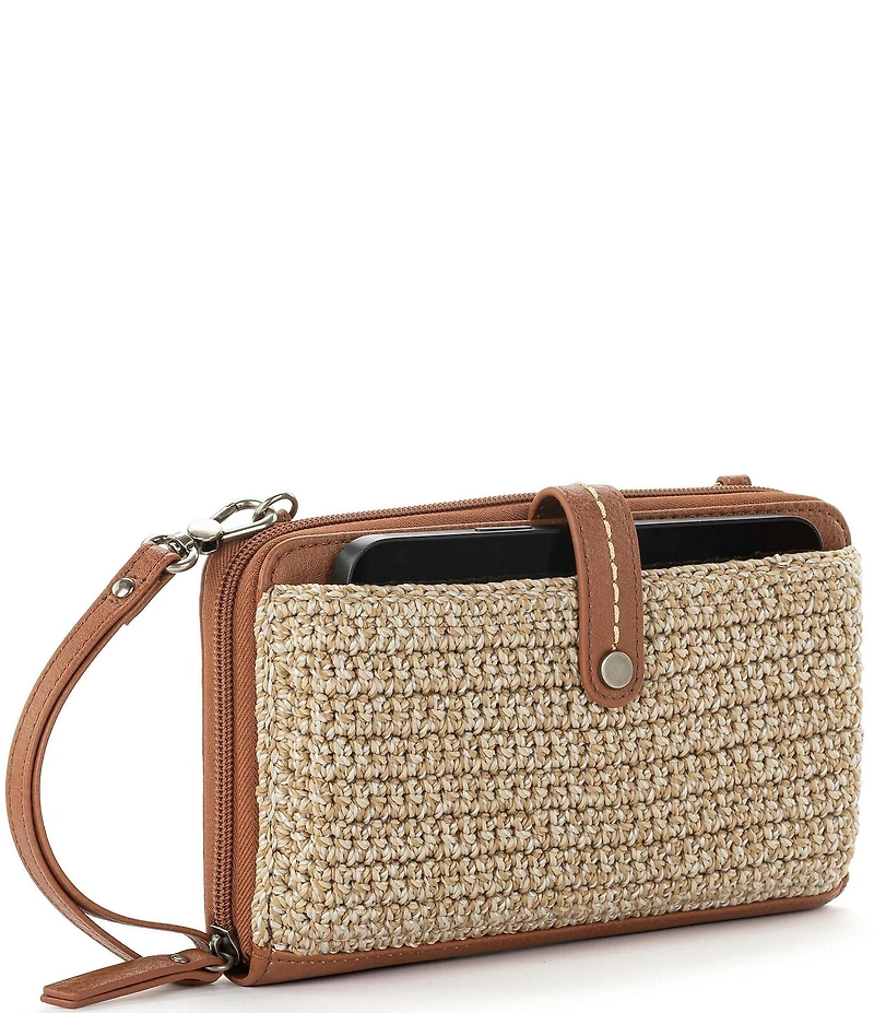 The Sak Iris Crochet Smartphone Wristlet Wallet