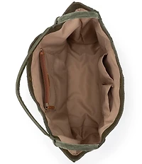 The Sak Los Feliz Suede Patch Slouchy Hobo Tote Bag