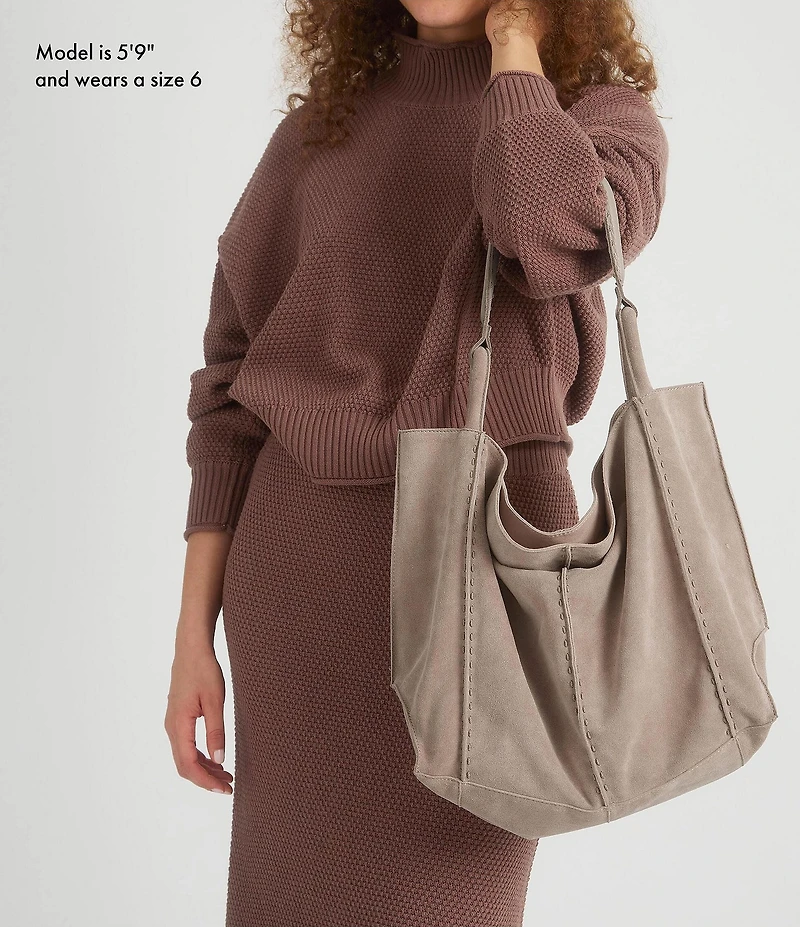 The Sak Los Feliz Suede Slouchy Hobo Tote Bag