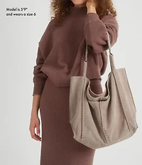 The Sak Los Feliz Suede Slouchy Hobo Tote Bag