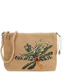 The Sak Lumi Palm Tree Crochet Crossbody Bag