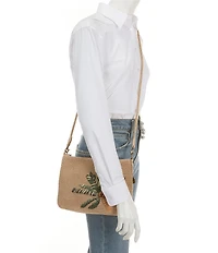 The Sak Lumi Palm Tree Crochet Crossbody Bag