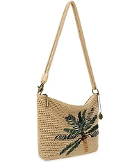 The Sak Lumi Palm Tree Crochet Crossbody Bag