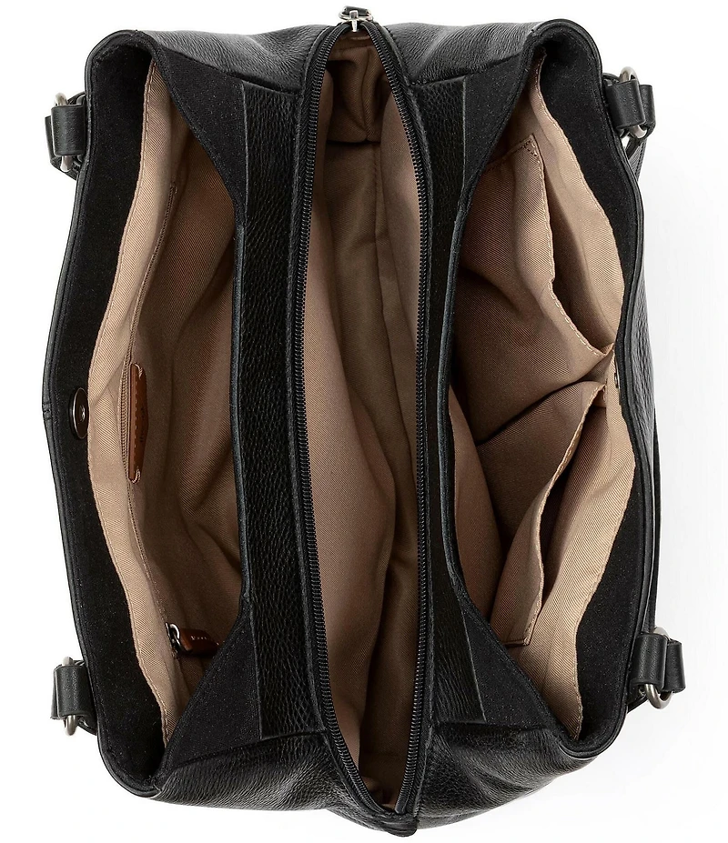 The Sak Melrose Leather Shoulder Satchel Bag