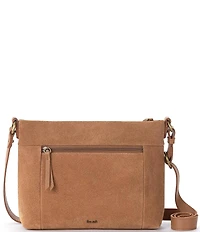 The Sak Melrose Suede Floral Crossbody Bag