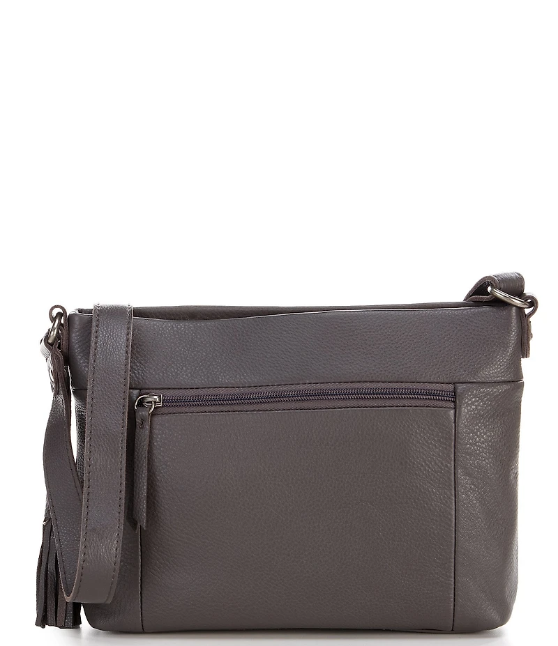 The Sak Melrose Top Zip Leather Crossbody Bag