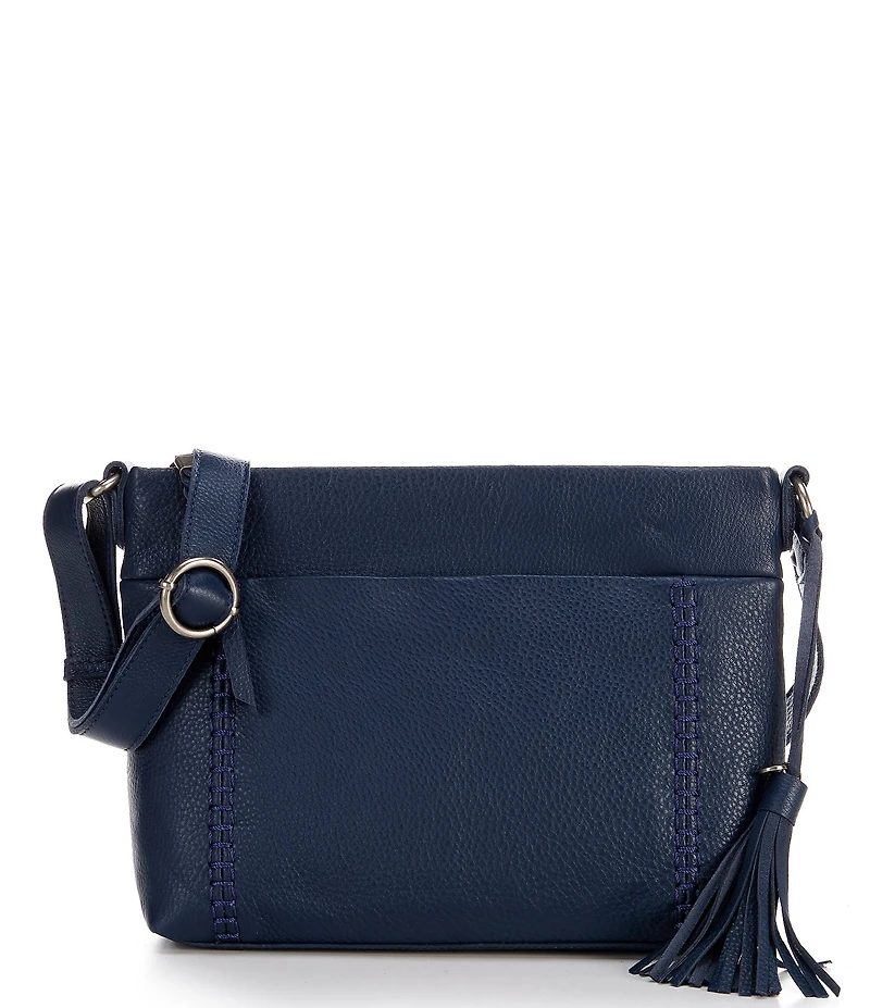 The Sak Melrose Top Zip Leather Crossbody Bag