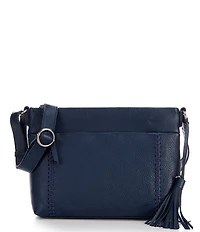 The Sak Melrose Top Zip Leather Crossbody Bag